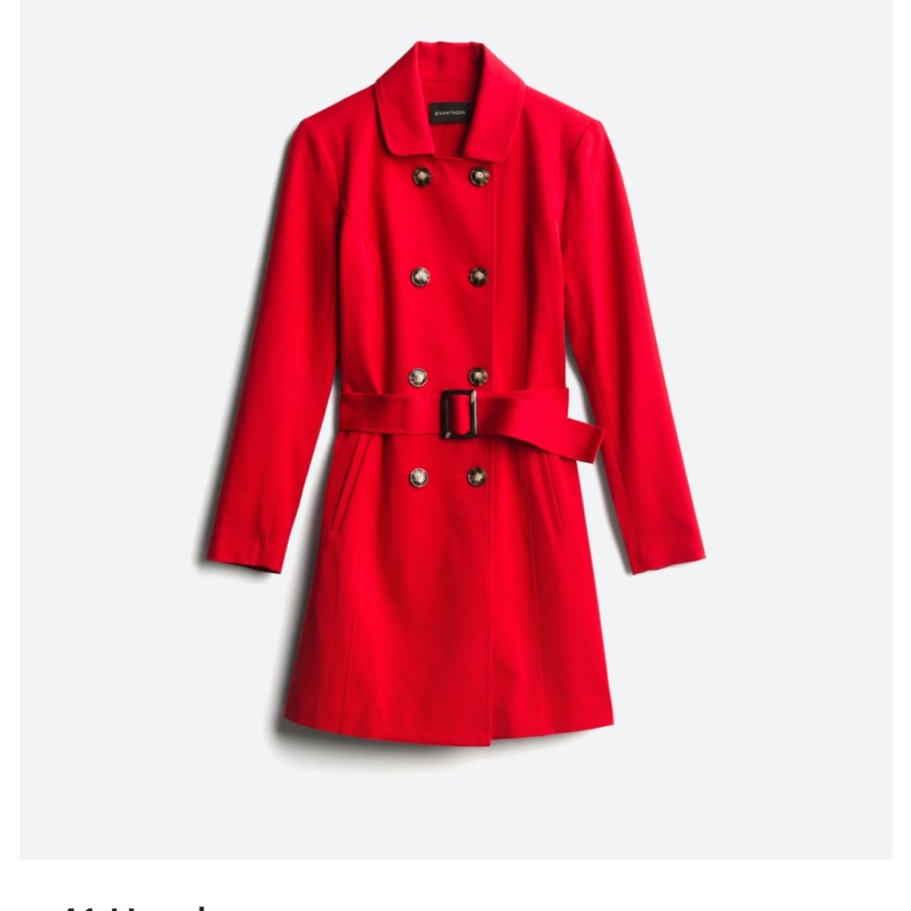 41 Hawthorn “Crue” Ladies Red Trenchcoat NWT